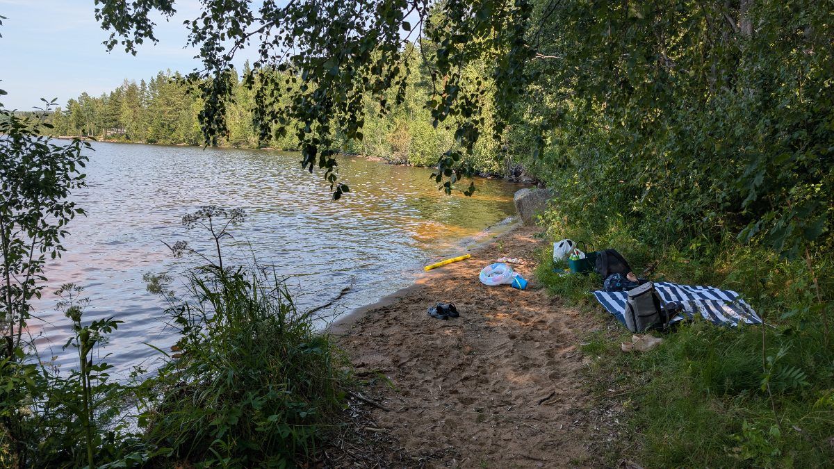 Norrängeviken ("Lortviken") - Lilla stranden