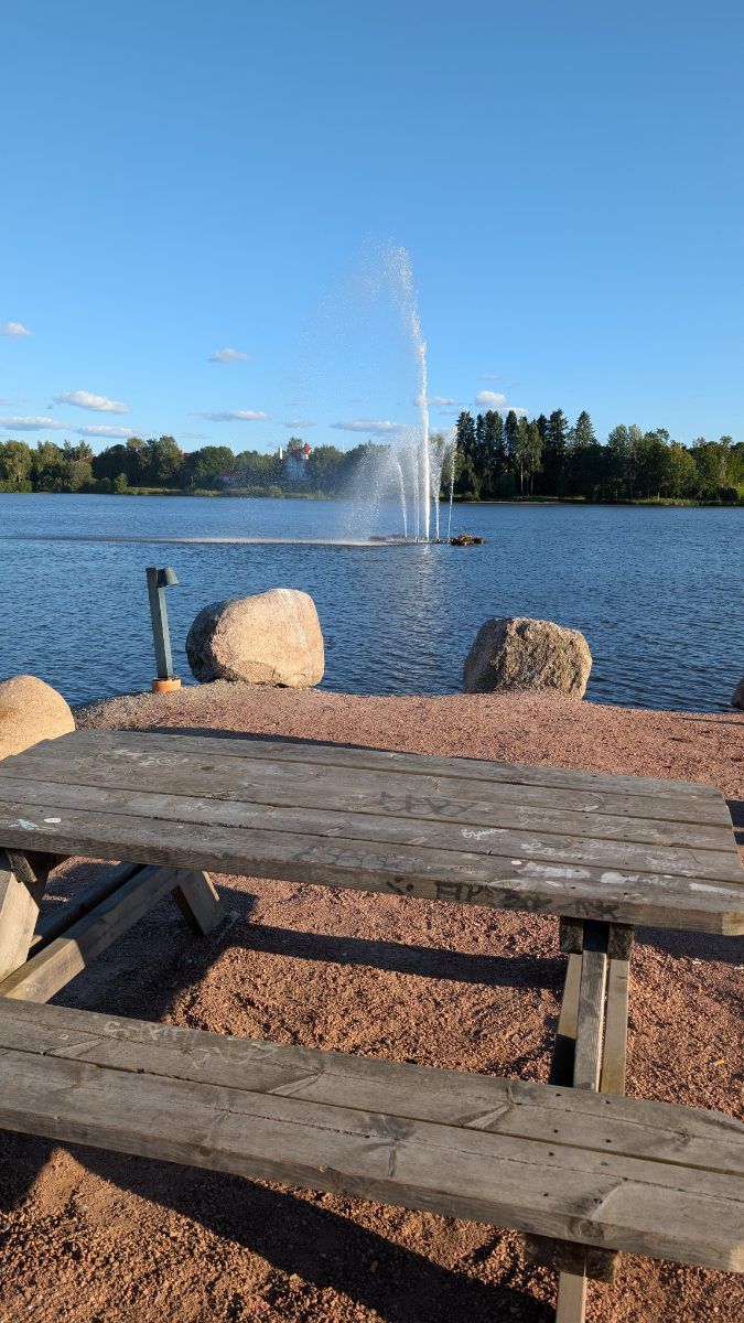 Fin utsikt över vågen